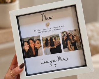 Personalised Mother Daughter Photo Frame, Gift for Mum, Sentimental Mum Keepsake
