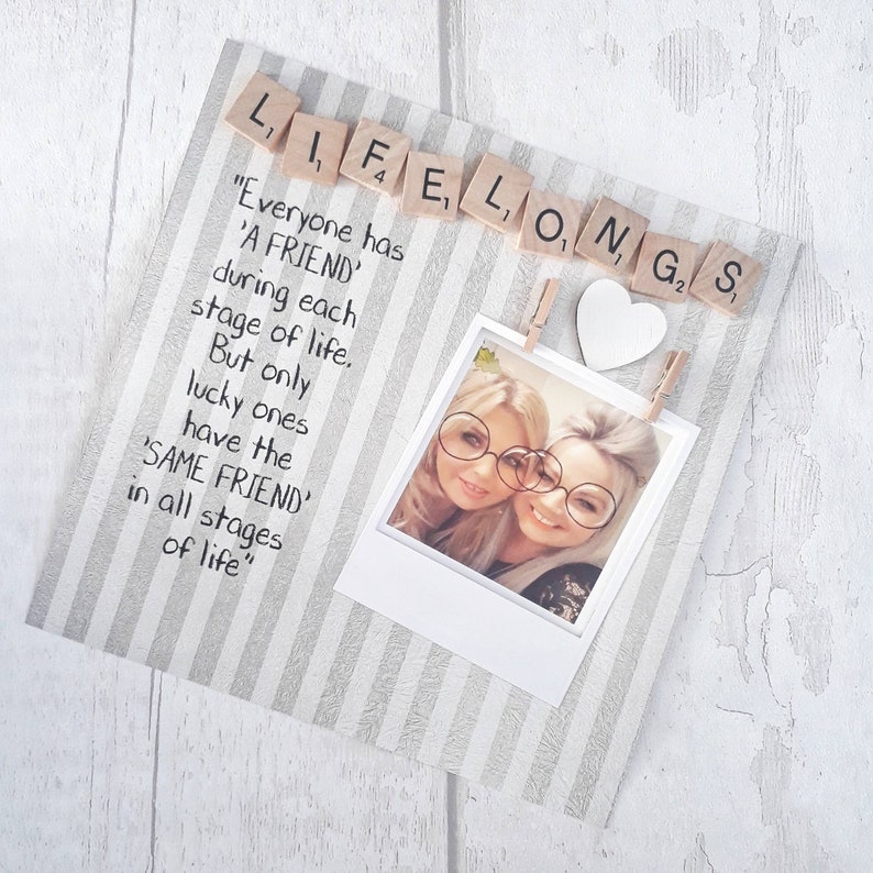 Best Friend Frame Gift for Friend Lifelong Friends Etsy UK