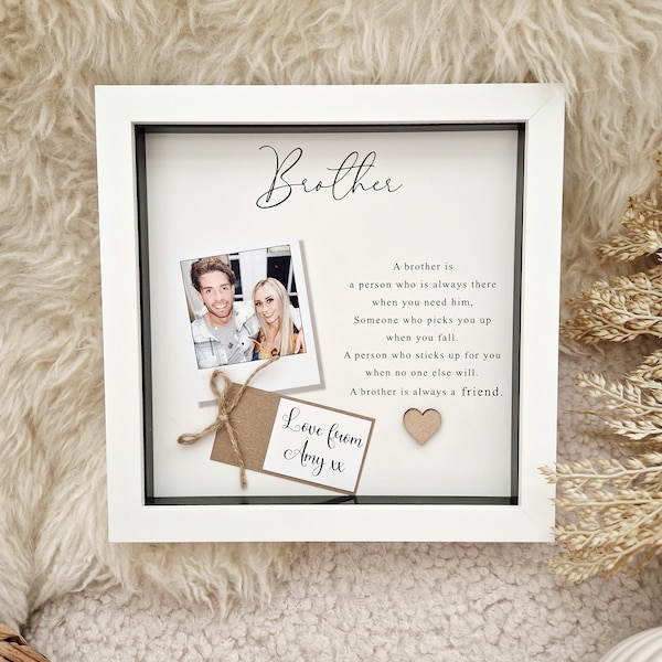 Personalised Brother Frame. Brother gifts. Personalised Gift for Brother. Uncle Gift . Gift for Sibling. Best Brother Gifts.