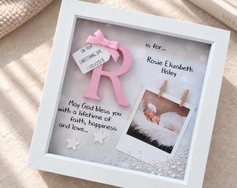 Christening Gift | Baby Gift | Wooden Initial Gift | Baptism Gift | Naming Day Gifts | Communion Gift | Present For Baby Girl | Baby Boy