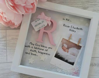 Christening Gift | Baby Gift | Wooden Initial Gift | Baptism Gift | Naming Day Gifts | Communion Gift | Present For Baby Girl | Baby Boy