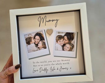 Personalized Photo Frame Gift for Mum: Custom Quote (9x9)