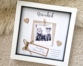 Gift For Grandad, Granda Personalised Frame, Fathers day, Presents for Grandad, Grandad from child, Gift for Grandpa, Dad Gift from Child