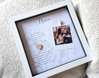 Personalized Niece Photo Frame: Sentimental Gift from Aunt