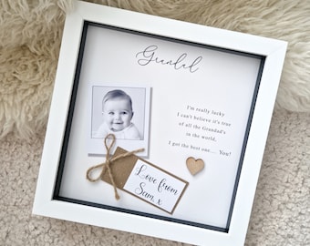 Personalised Granddad Frame | Grandad Gifts | Presents For Grandpa | Gift from Grandchild