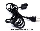 Singer Sewing Machine Power Cord Single Lead Fits 301A, 401A, 403A, 404