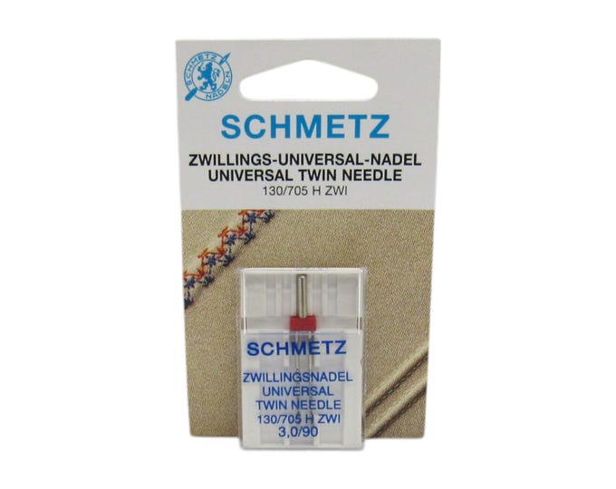 Schmetz Sewing Machine Twin Needle 3 mm Wide Size 14