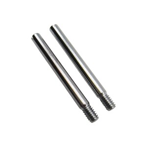 May include: Two silver metal watch pins with threaded ends.