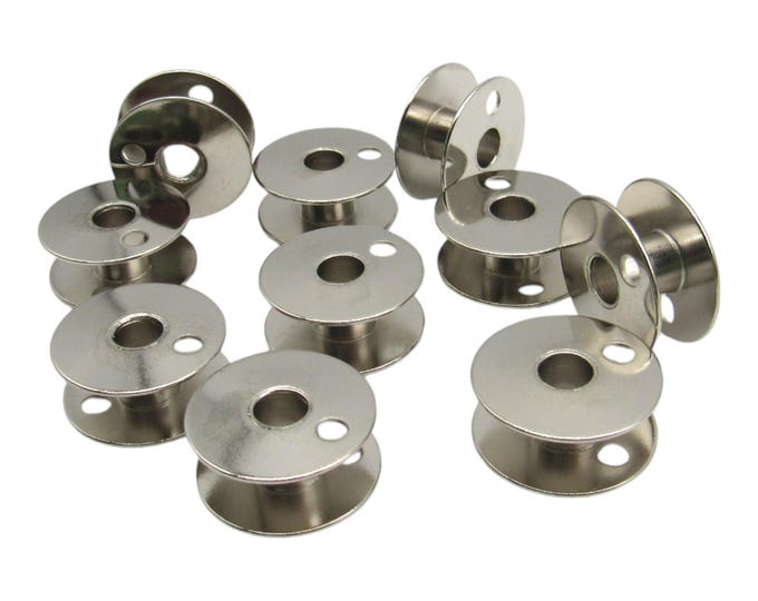 Metal One Piece Bobbins - Singer Sewing Machine Part # 203470