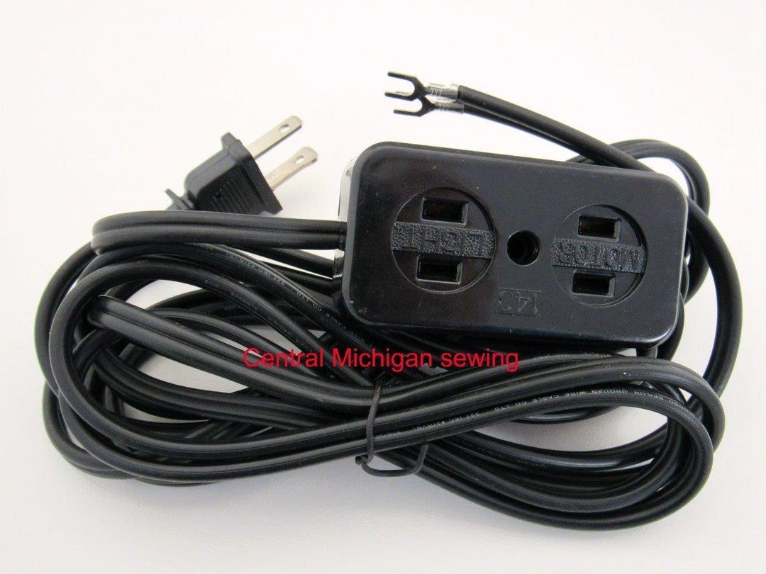 Universal Home Sewing Machine Power Cord Motor & Light Block Models Etsy