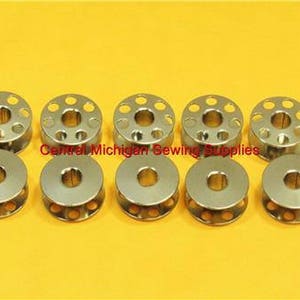 Metal Bobbins - Fits Elna Models 46, 52, 55, 56, 58, 59, 62, 65, 66, 68, 69, 72, 74