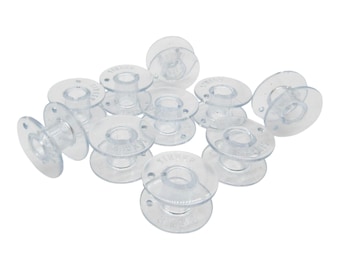 Class 15 Plastic Bobbins Genuine Singer Fits Many Sewing Machines