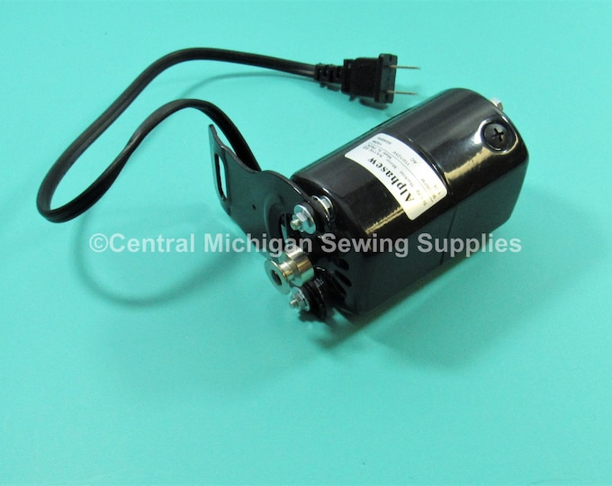 Alphasew Sewing Machine Motor  9000 rpm K-Bracket 1.5 Amp