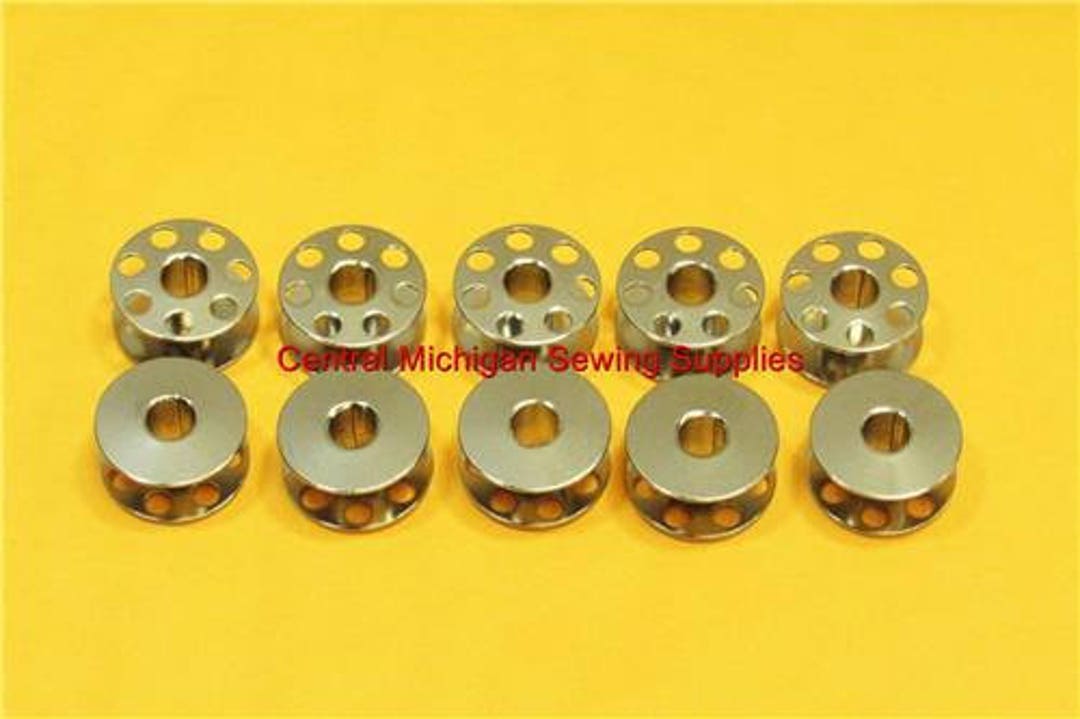 Metal Bobbins Fits Elna Star, SU, TSP, Carina, Lotus, Stella, Elnita