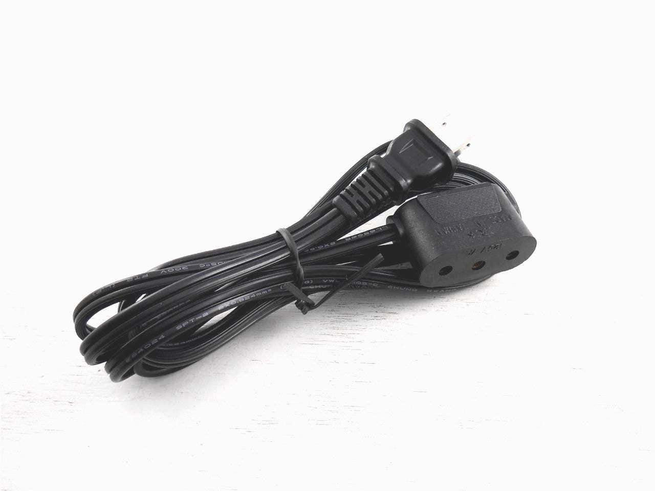 Power Cord Double Lead Fits Singer Models 66, 99, 15-86, 15-88, 15