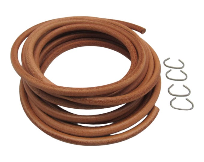 Industrial Sewing Machine Leather Belt Available in 3/16", 1/4", 5/16", 11/32" diameter