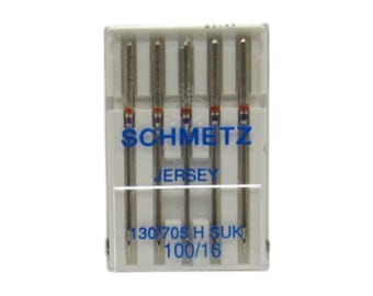 Schmetz Sewing Machine Needles Jersey Ball Point 15x1 Size 16