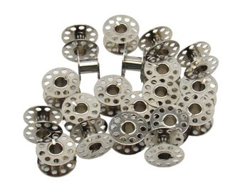 20 pack Class 15 Sewing Machine Metal Bobbins Fits Kenmore 148, 158, 385 Series