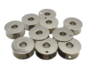 Metal bobbins - Fits Viking Sewing Machine Models 5610, 5710, 6170, 6240, 6260, 6270, 6360, 6370, 6430, 6440, 6460, 6470, 6570