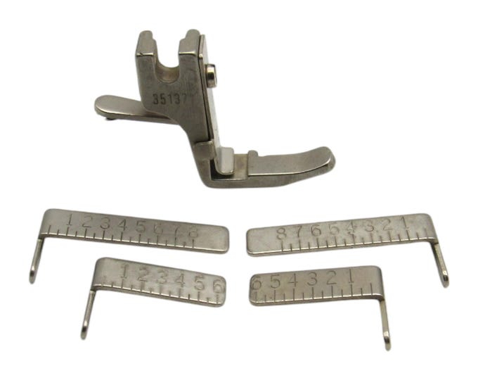 Industrial Sewing Machine Gauge Presser Foot - Fits Singer Models 241, 245, 251, 281, 31-15, 44, 95, 96