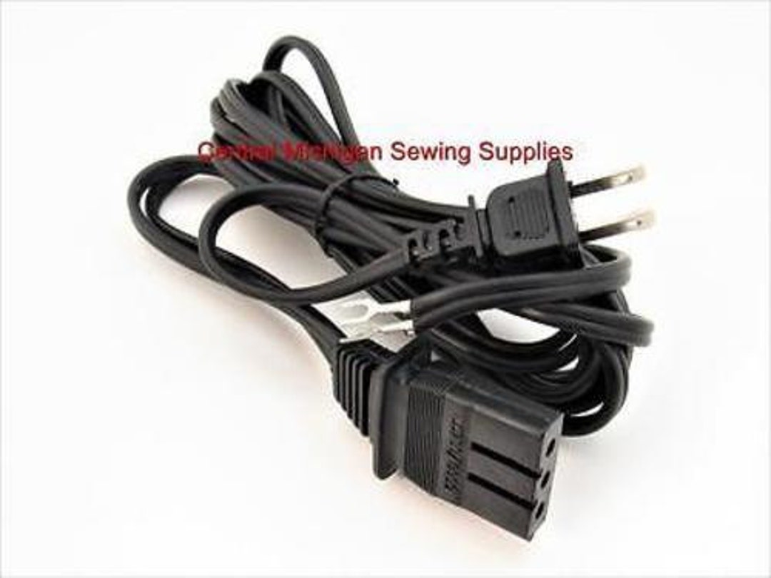 Power Cord Fit Many Brother Models VX, Xl, XR Series See Description 