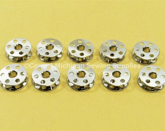 10 Pack Bobbins - Fits Singer Model 221, 222, 301, 301A Best Available Part # 45785