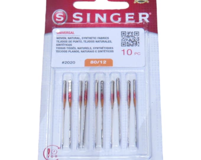 Sewing Machine Needles - Singer Brand Red #2020 - Sharp Point 10 pack