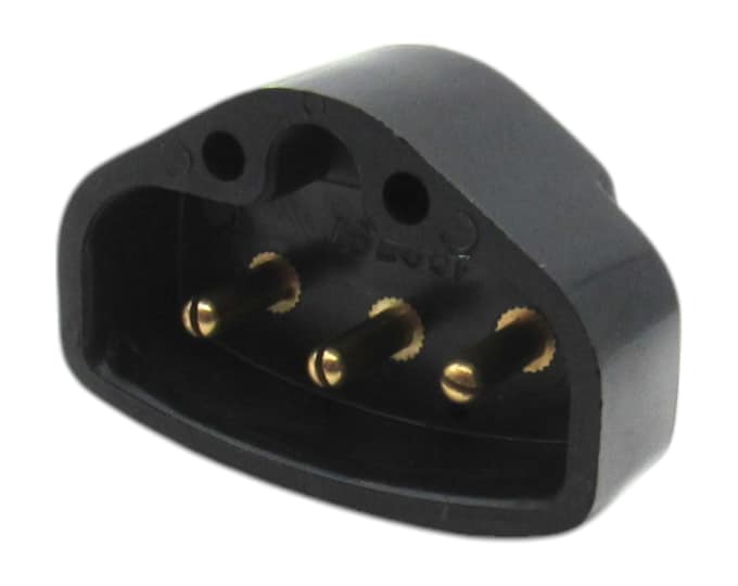 3 Pin Terminal Box Receptacle - Fits Singer Sewing Machine Models 15, 66, 99, 221, 206, 306, 319