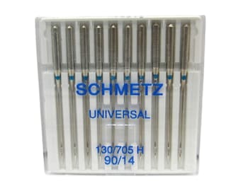 Schmetz Sewing Machine Needles 15x1 Size 14 Ten Pack Sharp Point