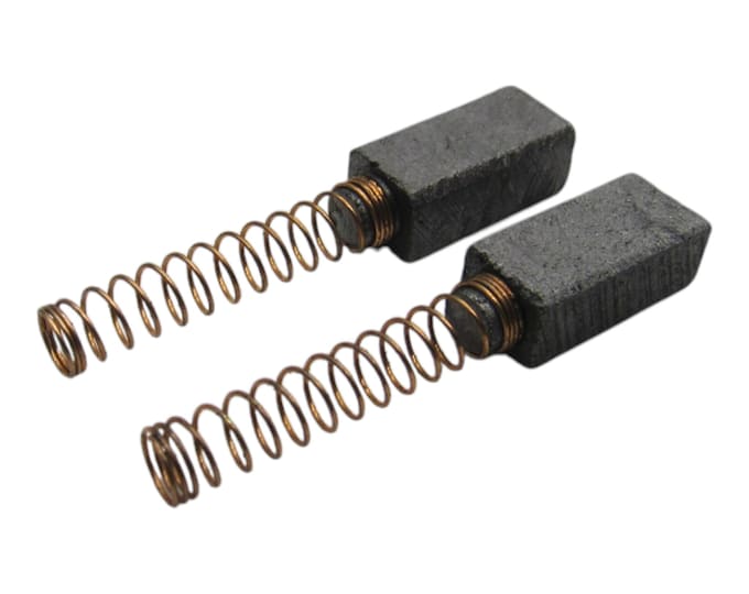 Carbon Motor Brushes 4.8 mm x 5.8 mm x 13mm - Bernina Part # 323.658.03