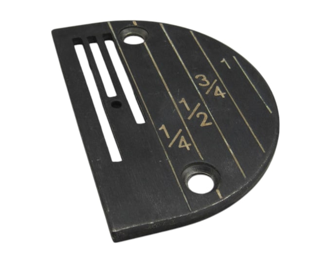 Needle Plate with Line Gauge - Singer Sewing Machine Part # 12482