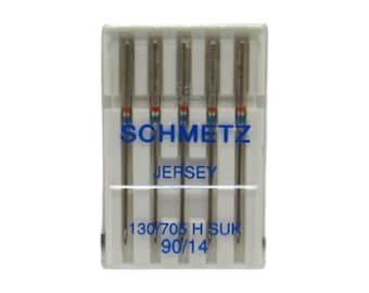 Schmetz Sewing Machine Needles Jersey Ball Point 15x1 Size 14