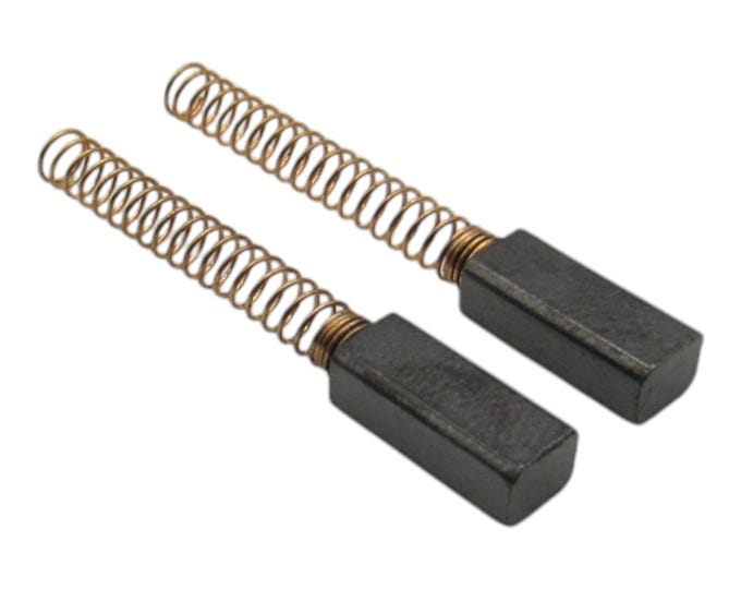 Carbon Brushes with Springs - 4 mm x 3.5 mm x 13 mm - Part # YM4013-P