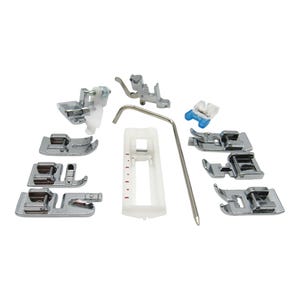 11 pcs Sewing Machine Snap-On Attachments Feet Low Shank Viking Husqvarna