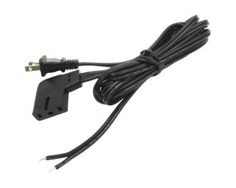 Power Cord - Fits Elna Sewing Machine Models 11, 13, 14, 21, 22, 23, 24, 31, 32, 33, 34