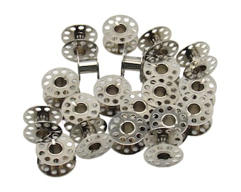 Class 15 Metal Sewing Machine Bobbins - 20 Pack