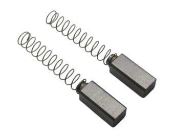 Carbon Motor Brushes with Springs: Fits Elna Models 17-500 (5x6x12mm)