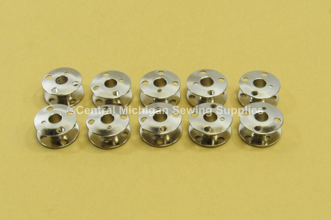 30 Bobbins W/ Box For Singer 66 66-6 99 99-13 185Cl 192 White 8600 8800...