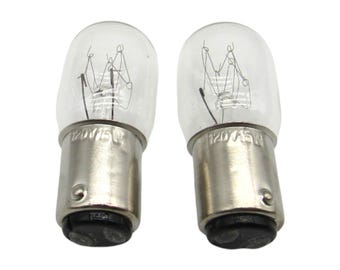 Light Bulb 15 watt, 5/8'' Base, Small Glass - Fits Kenmore 148 & 158 Series