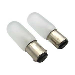 Lâmpada, baioneta longa, contato duplo, 120 volts, 15 watts - Elna Part # 444100