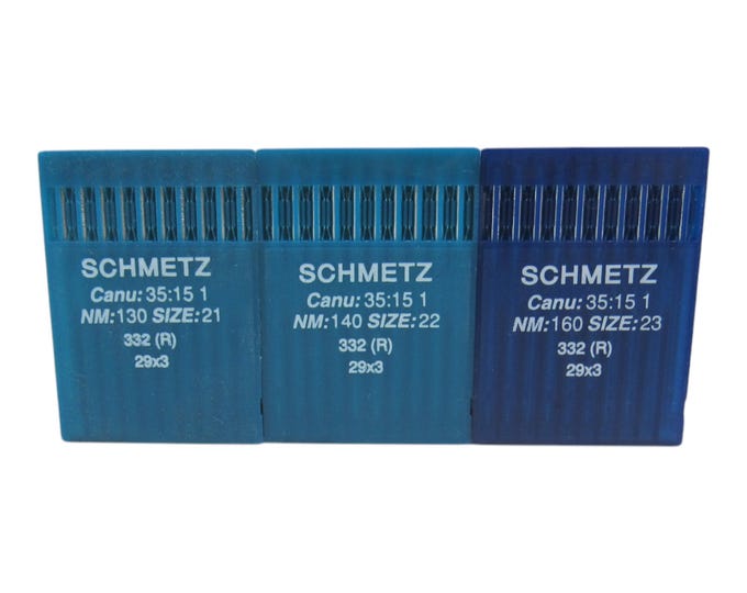 Schmetz Industrial Sewing Machine Needles 29x3 Available in Size 21, 22, 23 - Fits Singer Model 29K, 29