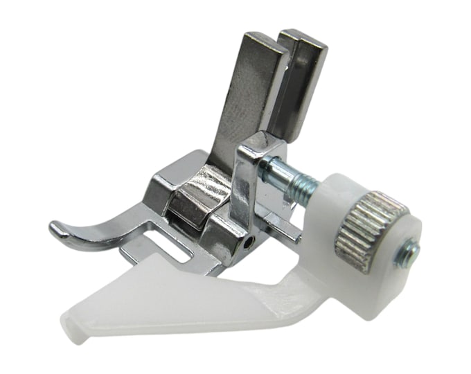 Blind-Stitch / Blind-Hem Foot with Adjustable Guide - Fits Singer Sewing Machine Slant Needle