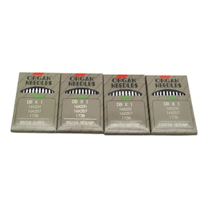 Organ Industrial Sewing Machine Needles: Ball Point, Sizes 12-18