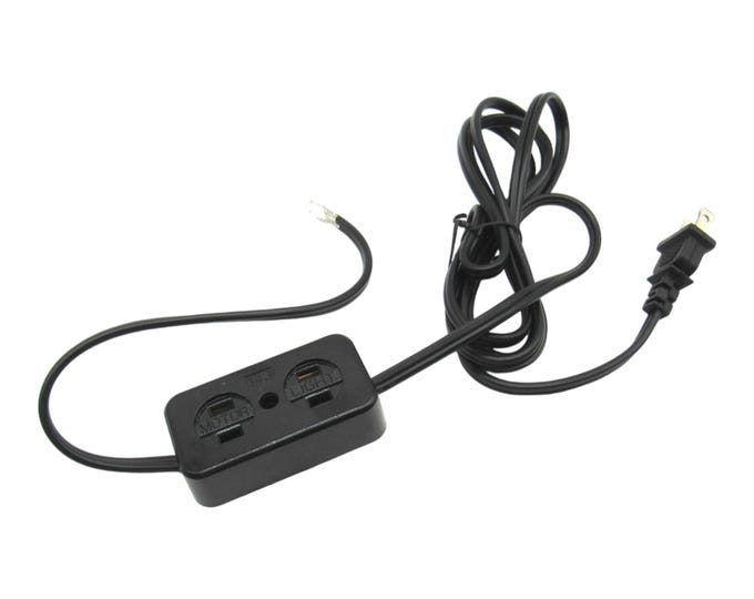 Universal Home Sewing Machine Power Cord Motor & Light Block Cabinet Models