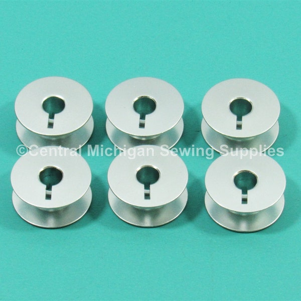 Bobbins (6 pack) - Fits Singer Sewing Machine Model 206, 206K, 306, 306K, 306W, 319, 319W