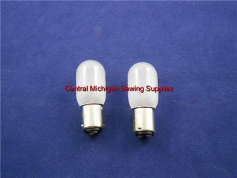 2 Bernina Sewing Machine Light Bulbs Fits Models 717 801 Etsy