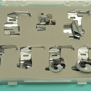 Special Hemmer Feet and Binder Set Fits Most Low Shank ZigZag Sewing Machines