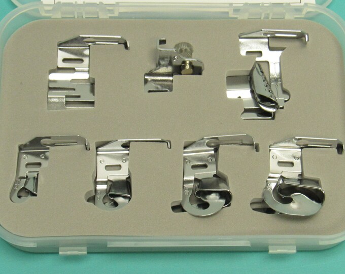 Special Hemmer Feet and Binder Set Fits Most Low Shank ZigZag Sewing Machines