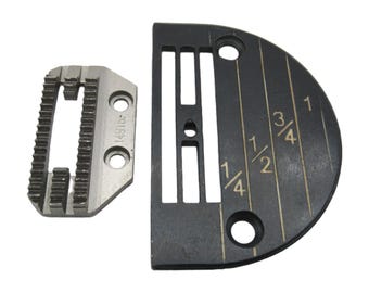 Needle Plate Feed Dog Set Heavy Duty Work - Fits Singer Sewing Machine Model 31