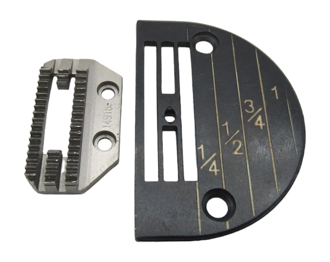 Needle Plate Feed Dog Set Heavy Duty Work - Fits Singer Sewing Machine Model 31